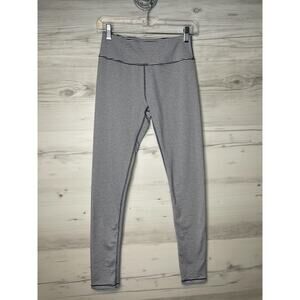 Kyodan Leggings Womens Small‎ Blue White Striped High Rise Yoga Activewear Pants